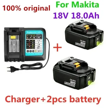 18V18Ah Nabíjateľná Batéria 18000mah Li-Ion Batérie Náhradné Batérie pre MAKITA BL1880 BL1860 BL1830battery+3A Nabíjačky