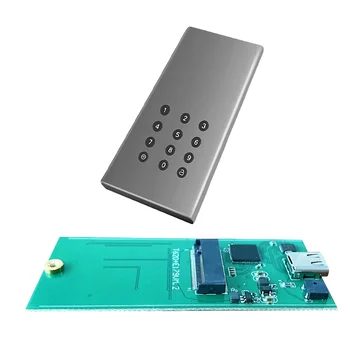 256G Typ-C Digitálneho kódovania M. 2 SATA ssd a USB 3.0 -AES Šifrovanie SSD Pevný Disk Pre Prenosné Ploche