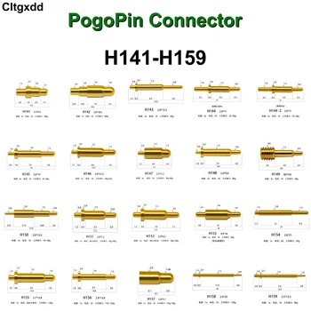 5 KS H141-H159 PogoPin Jar-Naložené Konektor cez Otvor PCB Jar Hlavičky Pogo Piny Pozlátené 6.5 18.5 13.5 11 14 12.2 7.3