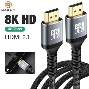 8k HDMI 2.1 Kábel Certifikované 48Gbps Vysokej Rýchlosti 144Hz 4K 8k 60Hz eARC ARC DTS:X Dolby Atmosférických HDR10 pre Samsung, Sony, LG Mac PS5 Xbox