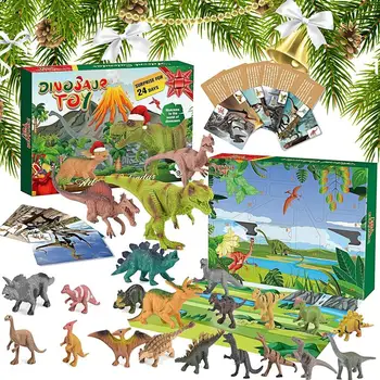 Dinosaurov Adventný Kalendár 2023 24 Dní Dinosaurus, Časovač, Kalendár Dino Hračky Vianočný Darček Časovač, Kalendár Dovolenku Dar Strany
