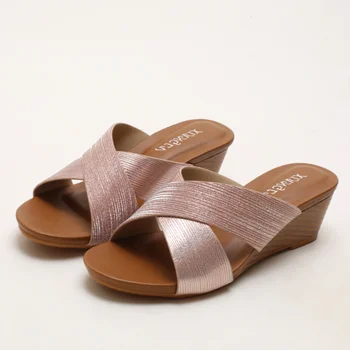 Dámske Sandále Nové Módne Kliny Rímske Sandále Národnej Vietor Otvorené Prst Prázdninové Cestovanie Topánky dámske Sandále na Platforme pre Ženy