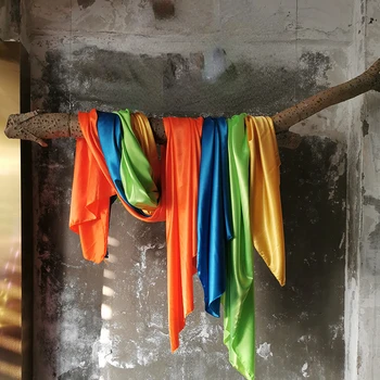 Farebné Satin Textílie pre Výkon Oblečenie Pribrala Pevné Obloženie Veľkoobchod Tkaniny pre Šitie Metrov Diy Materiál