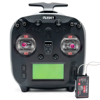 FLYSKY FS-ST8 2.4 G 10CH ANT RGB Asistent 3.0 Rádiový Vysielač s FS-SR8 Prijímač pre RC Lietadlo, Auto, Loď Robot FPV Drone