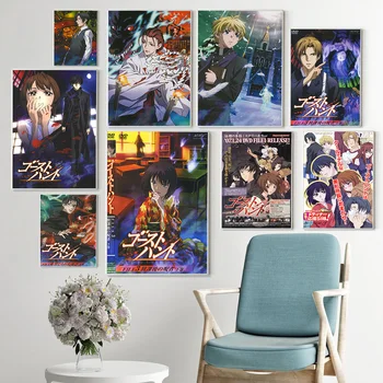 Ghost Hunt Japonské Anime Umenia, Tlače, Plagát, Japonsko, Manga Komiksu Wall Art Vytlačí Obrázok Plátno Na Maľovanie Otaku Darček Domova