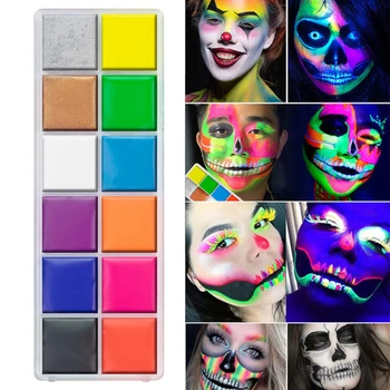 Halloween Orgán Maľovanie Na Tvár Pigment Nepremokavé Festival Cosplay Dekorácie Make-Up Farby
