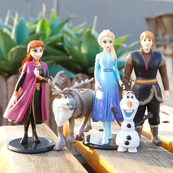 HEROCROSS Disney Mrazené 2 Elsa Anna Olaf Údaje Model Princezná elza súbory na Dievčatá Bábiky Hračky Nastaviť Preferované Darček pre Deti Darček