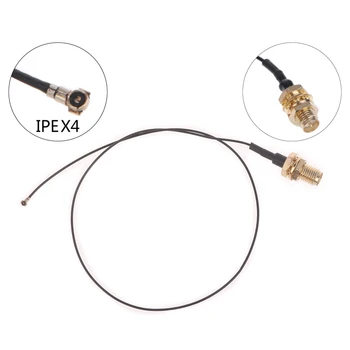 IPEX4 na SMA M. 2 NGFF IPEX4 na RP-SMA Female MHF4 IPX4 IPEX4 Ipex Pigtail Konektor Antény WiFi Predlžovací Kábel