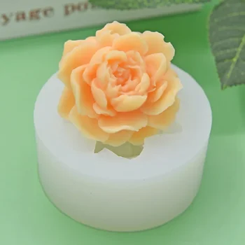 Kvet Ručne vyrábané Sviečky Silikónové Formy DIY Rose Mydlo Živice Crystal, Takže Nástroj, Svadby, Narodeniny, Party Čokoládový Dort Dekor Dary
