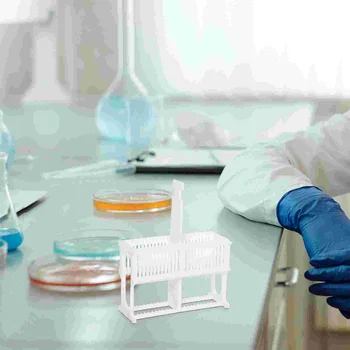List Farbenie Rack Zátvorkách mikroskopické preparáty Skladovanie na Laboratórne Experimenty Plastové