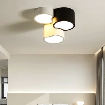 Moderné LED Stropné svietidlo Valec Strop Pozornosti ForLiving Izba Uličkou Minimalizmus Trojuholník Dekor Spálňa Stropné Lampy, Osvetlenie