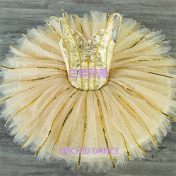 Móda Vysoko Kvalitné Profesionálne Vlastná Veľkosť Klasického Dospelých Dievčatá Zlatý Vták Balet Tutu Kostýmy