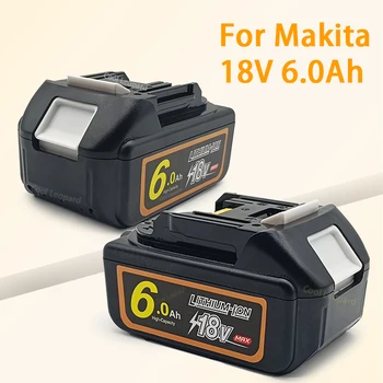Nové 18V 6Ah Nabíjateľná Lítiová Batéria Pre Makita Náradie BL1860 BL1860b BL1850b BL1840 LXT-400 Náhradné Li-ion Batéria