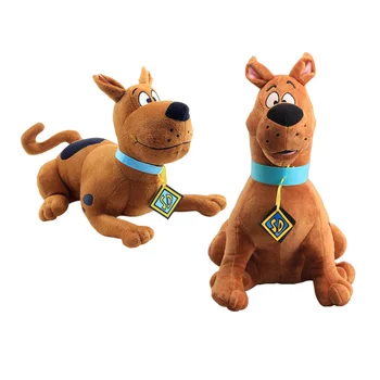 Nové Európske a Americké Klasické Anime Sedí Scooby-Doo Lojálni Stráže Odvážny Pes Bábika Deti, Plyšové Hračky Darček k Narodeninám