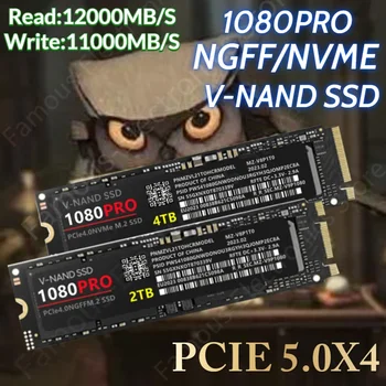Nový, Originálny 4TB M. 2 ssd nvme m2 NGFF SSD SATA pevný disk 1 TB NVMe PCIE 1080 PRO interný pevný disk pre PS5 desktop/laptop/mac