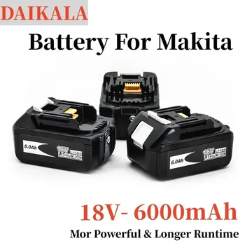 Nástroj Batérie Pôvodné Makita18V 6.0 Ah Lítium-iónová Nabíjateľná náradie Batéria, Výmena LXT BL1860B BL1860 BL1850