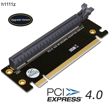 PCI Express 4.0 16X Stúpačky Karty PCI-E PCI-E 16X Slot 90 Stupňov Konektory Vysokej Rýchlosti PCIE X16 Previesť Adaptér pre 1U 2U Server