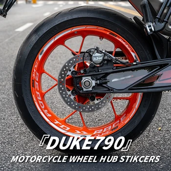 Používa sa Na KTM DUKE 790 Motocyklové Príslušenstvo Reflexné Bezpečnostné Nálepky Motorové Rim Prerobit Obtlačky Bicykli Náboj Kolesa Dekorácie, Nálepky