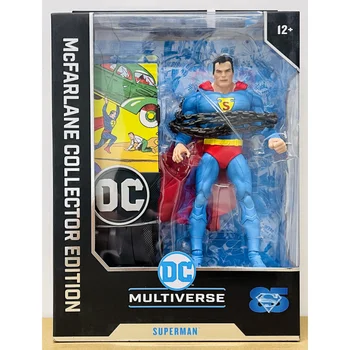 Pôvodné Mcfarlane Hračky Dc Multiverse Superman (action Comics #1) 7-palcový Akcie Obrázok Modelu Collector Edition Darček k Narodeninám