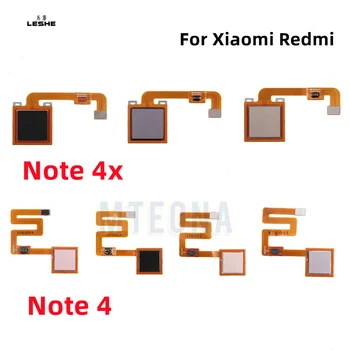 Pôvodný Pre Xiao Redmi Poznámka 4 4x Pro Global Home Tlačidlo Späť Dotyk ID Prst Skener Odtlačkov prstov Senzor Flex Kábel