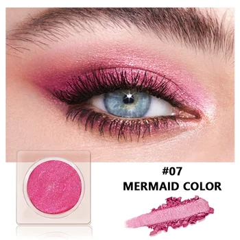 Ružový Krém Eyeshadow Leskom Lesk Prášok pre make-up Intenzívne meniace Farby, Krémové Očné Tiene, make-up Dlhotrvajúci Nepremokavé