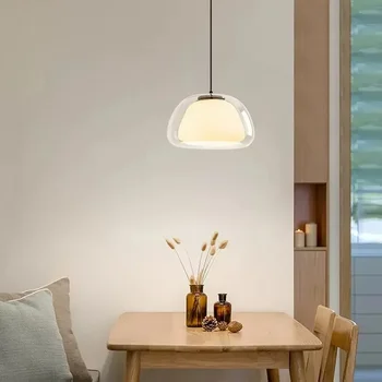 Sklo Nordic Prívesok Lampa Multi Jelly Luster Bar Obývacia Izba Štúdia Tabuľka Jedáleň, Spálňa Domáce Zdobenie Svietidlá, Lustre