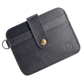 Skutočné LeatherSlim Peňaženka S Ochrana Karty Popruh Pre Ženy Kreditnej Karty Držiteľ Prípade Snap Peňažné Kabelku pánske peňaženky