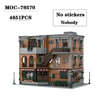 Stavebným MOC-79570 Priateľ Byt Spojov Montáž Toy Model Dospelých a Detí, Narodeniny, Vianočné Hračky Darček Ozdoby