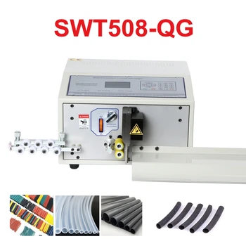 SWT508-QG Automatické Drôt Trubice Sleeving Rúry rezačka Na Drôt, Kábel Rezanie Stripping Lúpacie Stroje 220V 110V