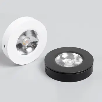 Ultra Tenké Spot LED Downlight Nové Biele Svetlo Povrchovú montáž Škvrny Žiarovka 7W 5W 3W Stropné svietidlo Kuchyňa