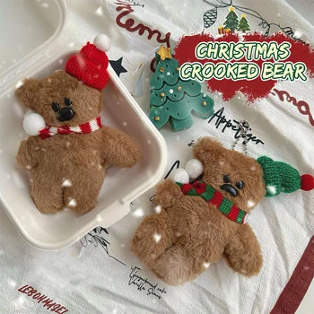 Vianočné Plyšové Vŕzgať Prívesok Na Cartoon Šatku Medveď Pochacco Bábika Prívesok Auto Krúžok Batoh Charms Taška Dekor Príslušenstvo