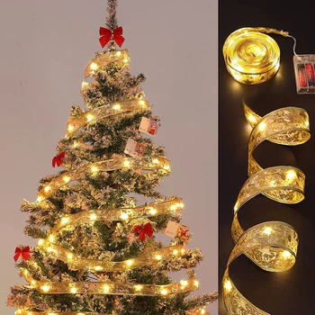 Vianočné Páse s nástrojmi String Svetlá 16 FT 50 LED Vianočný Stromček, Ozdoby Na Vianočné Svadobné Party Dekorácie