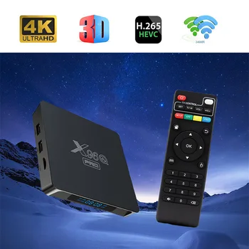 X96Q PRO TV BOX Android 10 Allwinner H313 2 GB, 16 GB / 1 GB 8 GB 2.4 G WiFi 4K HDR10 Smart Media Player Set TV Box