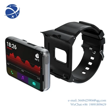YYHC 2.88 Palcový Veľký Displej Smart Hodinky MTK6761 4 GB RAM, 64 GB ROM Wifi GPS Hovoru Android 9.0 4G Smartwatch S999
