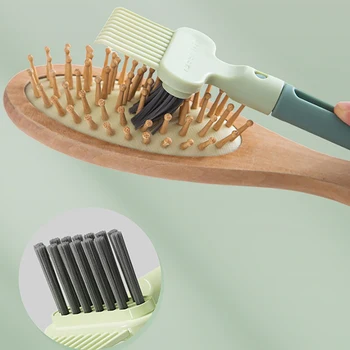 Špirála Čistiaci Štetec 2v1 Creative Hair Brush Embedded Nástroj Nové Veľkoobchodné Vlasy Odstraňovač Špiny, Čistiaci Nástroj Mini Špirála Čistiaca Kefka