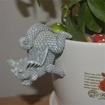 Živica Figúrky Dinosaurov Visí Cup Model Dragon Príslušenstvo Poveternostným vplyvom kvetináče Dekorácie pre Domáce Kancelárie