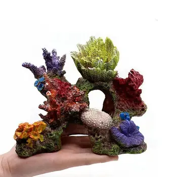 Živica Koralový Útes Ornament Podmorského Sveta Dekorácie Prostredí Akváriových Rýb Nádrž Terénne Dekor