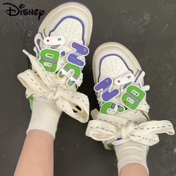 Disney Buzz Lightyear Módne Ženy Muž Teniska Y2k Harajuku Štýl Pár Hrubé Jediným Topánky Kórejský Bežné Milenca Platforma Topánky
