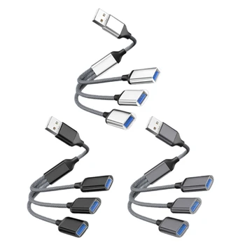 USB Y Rozdeľovací Kábel pre Nabíjanie OTG 3 v 1 Samec na USB 3 konektor USB 2.0 Žena Extender Hub Údaje Nabíjací Adaptér pre Split